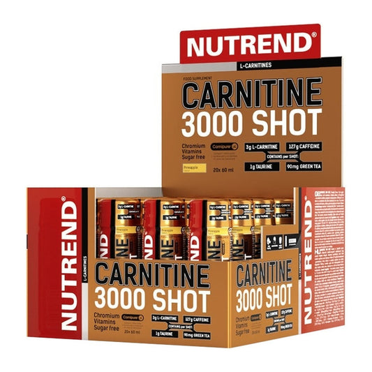 Nutrend Carnitine 3000 Shot, Strawberry - 20 x 60 ml.