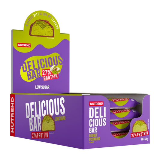 Nutrend Delicious Protein Bar, Double Pistachio - 28 x 50g