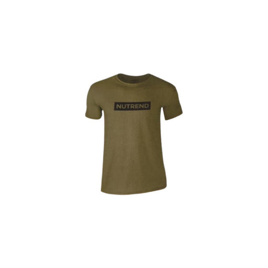 Nutrend Eat Sleep Gym Repeat T-Shirt, Military - Large