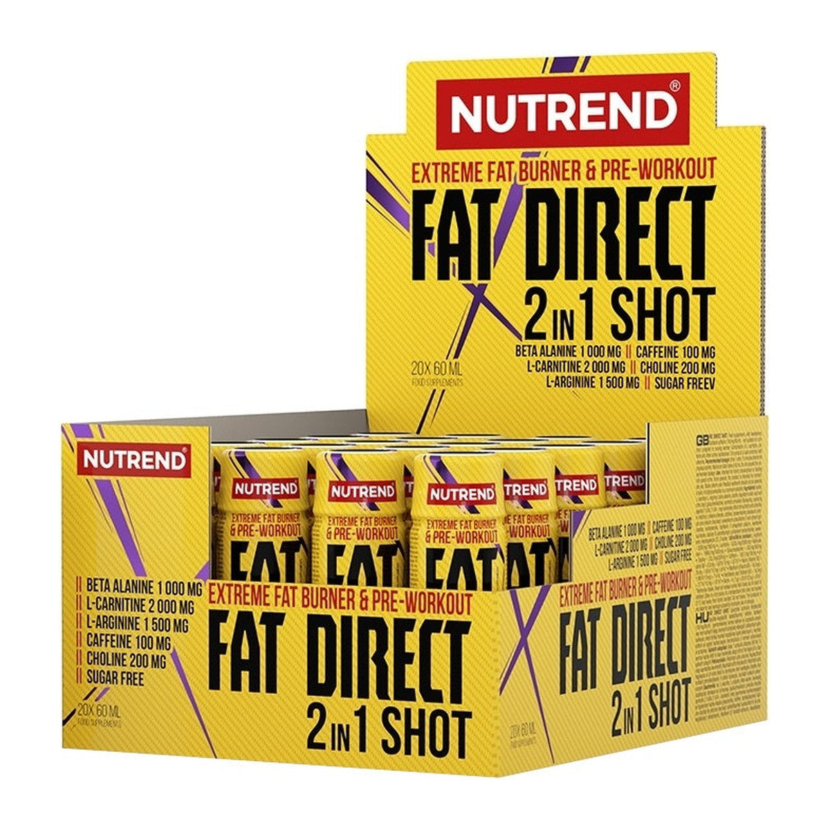 Nutrend Fat Direct 2in1 Shot - 20 x 60 ml.