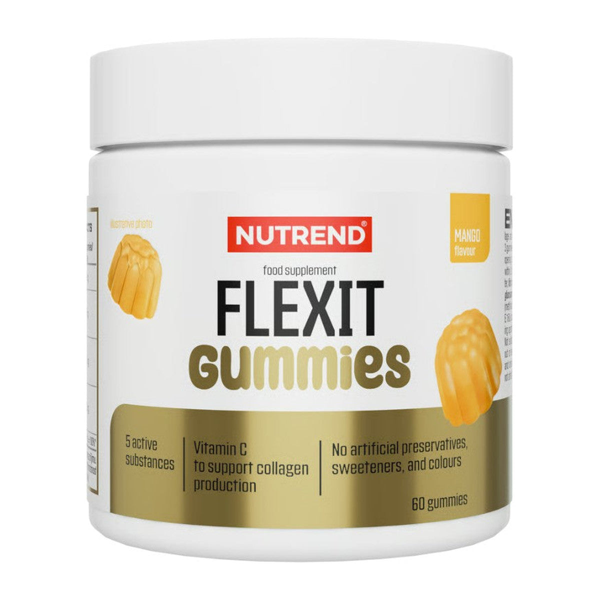Nutrend Flexit Gummies, Mango - 60 gummies
