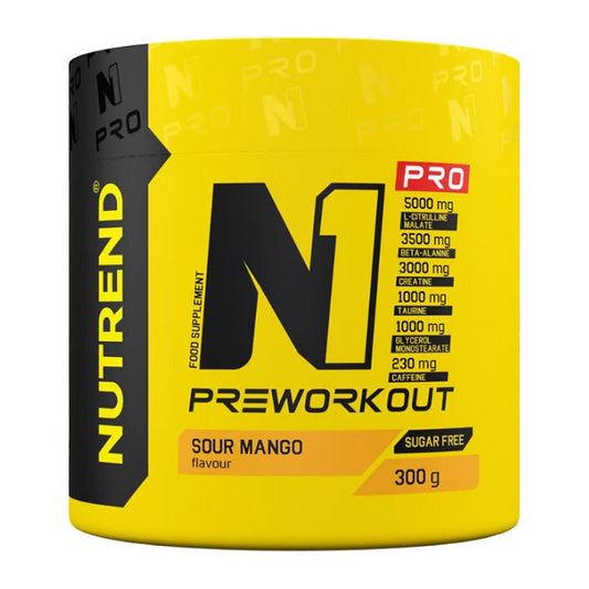 Nutrend N1 Pro Pre-Workout, Sour Mango - 300g