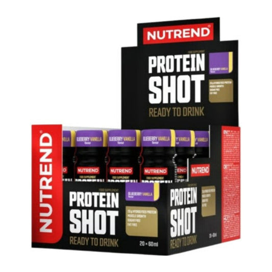 Nutrend Protein Shot, Blueberry Vanilla - 20 x 60 ml.