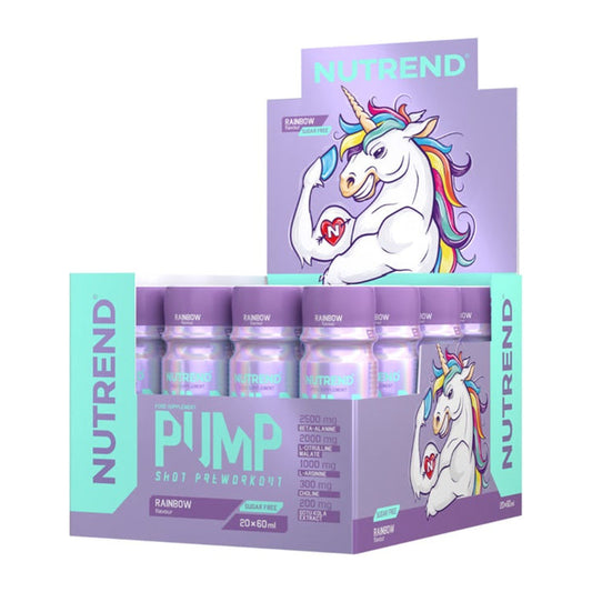 Nutrend Pump Pre-Workout Shot, Rainbow - 20 x 60 ml.