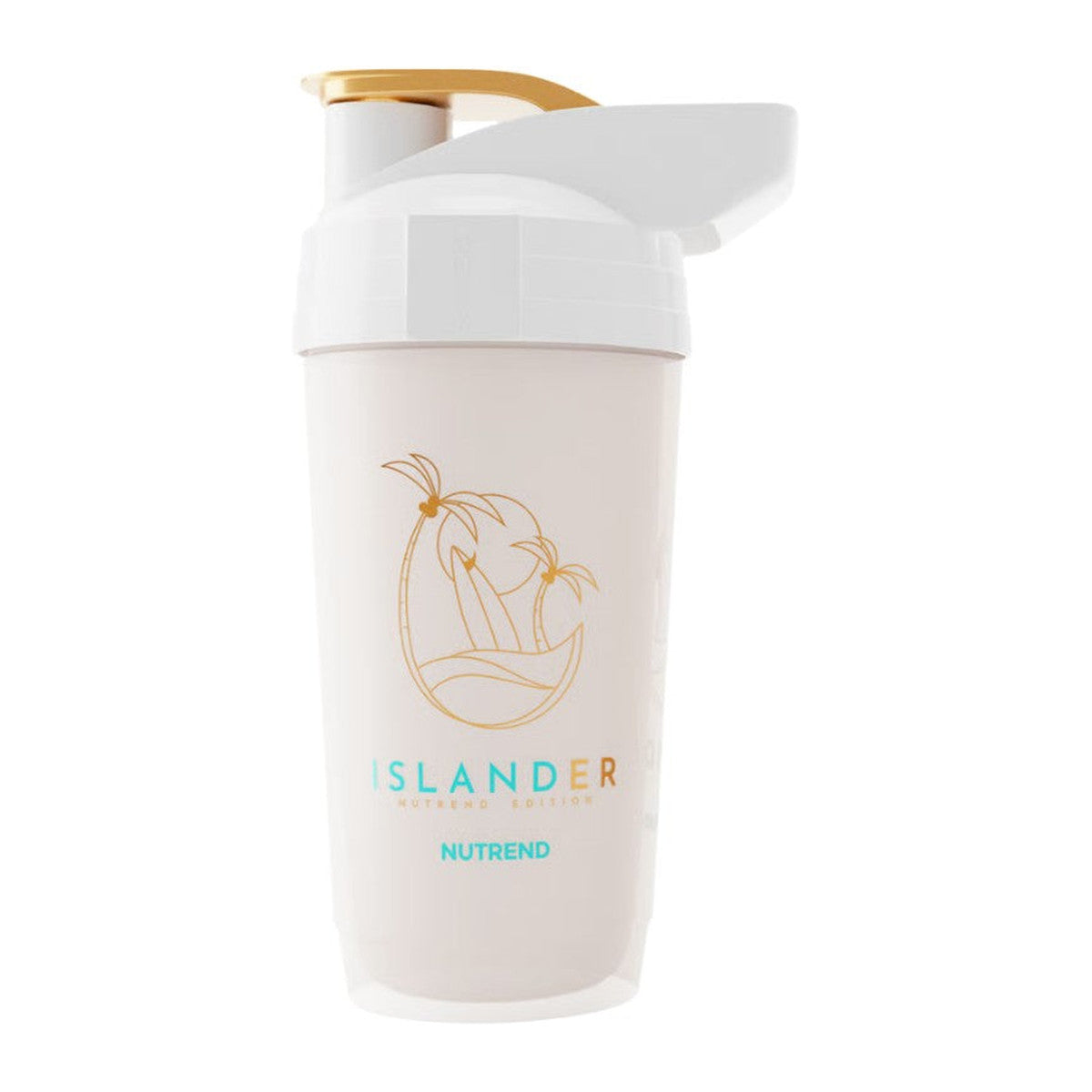 Nutrend Shaker Island, Turquoise - 700 ml.
