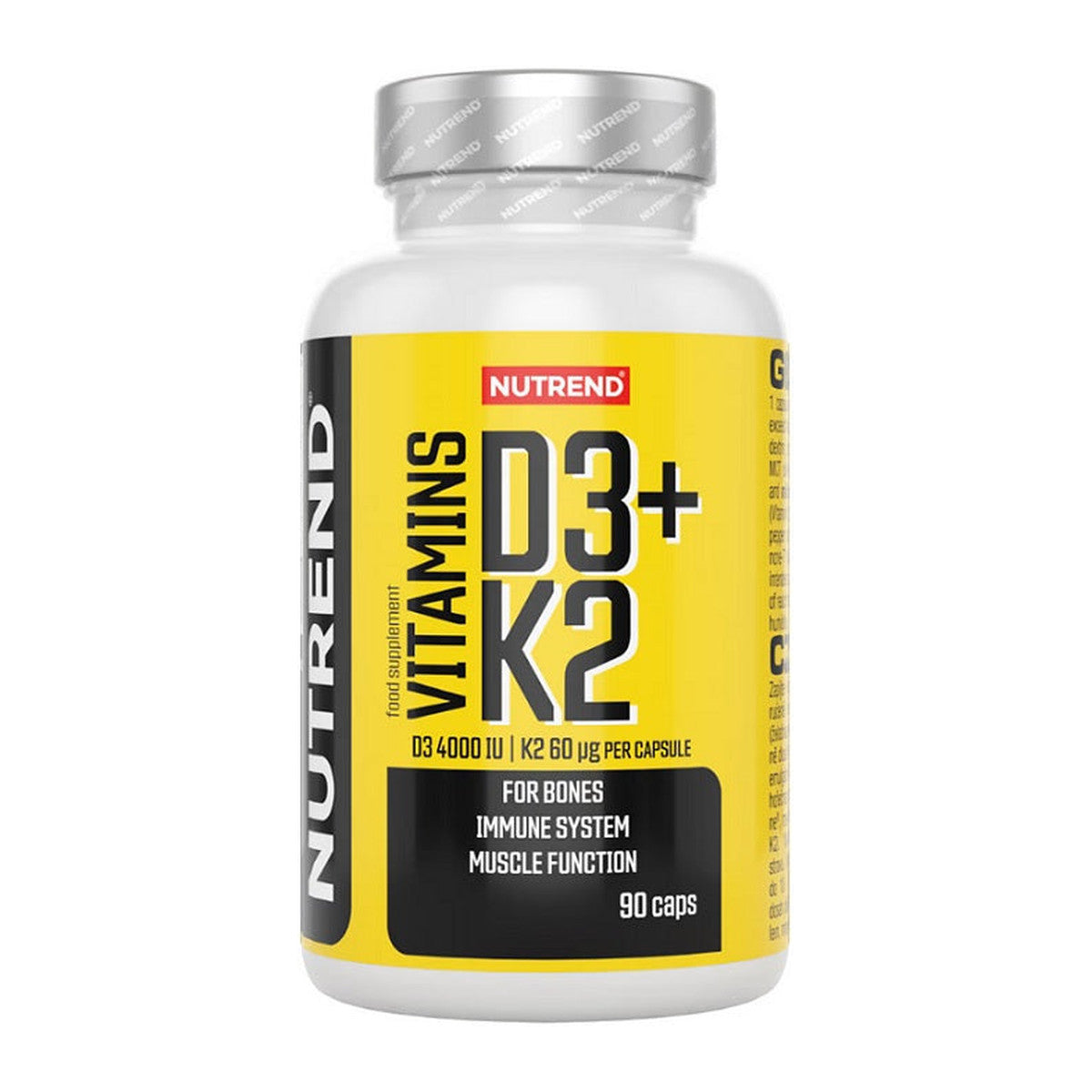 Nutrend Vitamins D3 + K2 - 90 caps