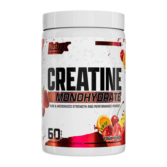 Nutrex Creatine Monohydrate, Fruit Punch - 390g