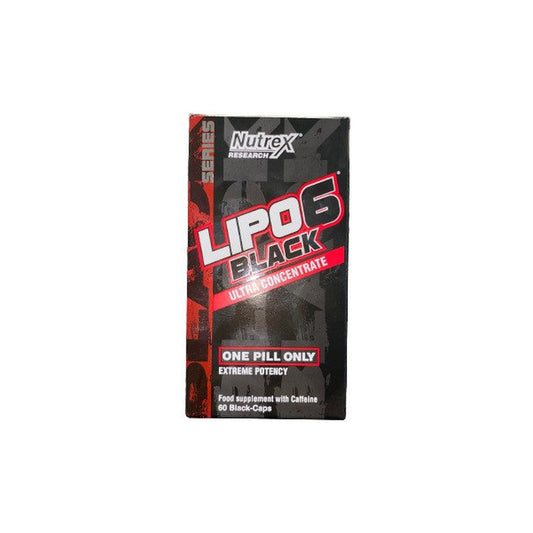 Nutrex Lipo-6 Black Ultra Concentrate, Extreme Potency - 60 black