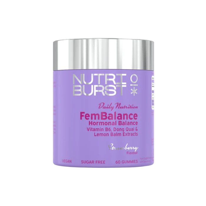 Nutriburst Fembalance 60 Gummies Strawberry