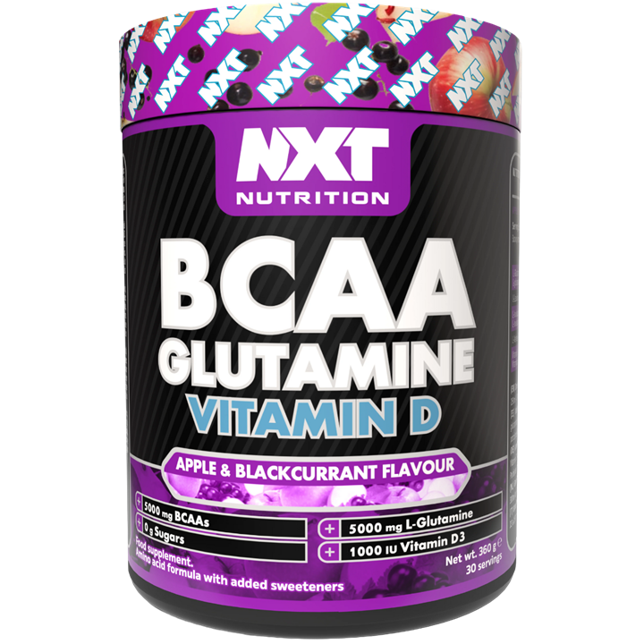 NXT Nutrition BCAA, Glutamine & VIt D 360g