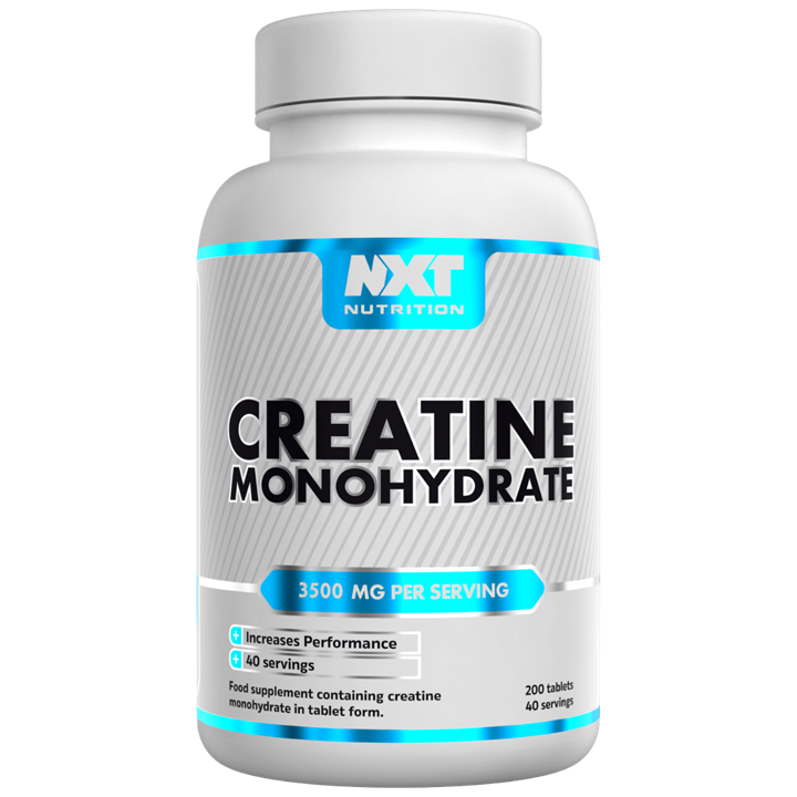 NXT Nutrition Creatine Monohydrate 200 Tabs