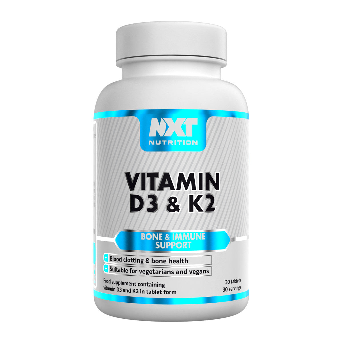 NXT Nutrition Vitamin D3 & K2 30 Tabs
