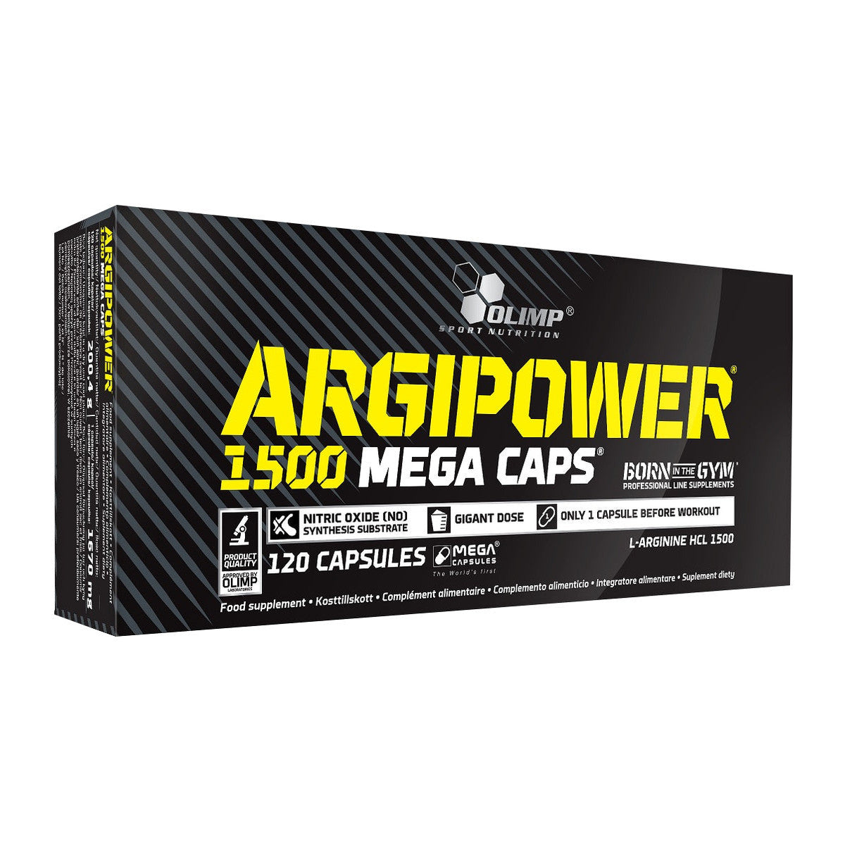 Olimp Nutrition Argi Power 1500, Mega Caps - 120 caps