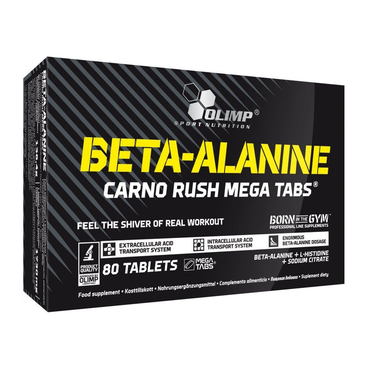 Olimp Nutrition Beta Alanine - Carno Rush Mega Tabs - 80 tabs