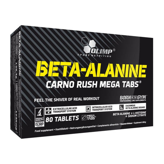 Olimp Nutrition Beta Alanine - Carno Rush Mega Tabs - 80 tabs