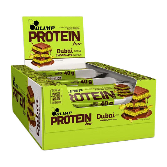 Olimp Nutrition Protein Bar, Dubai Style Chocolate - 25 x 40g