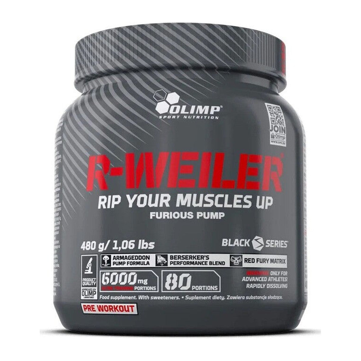 Olimp Nutrition R-Weiler, Red Punch - 480g