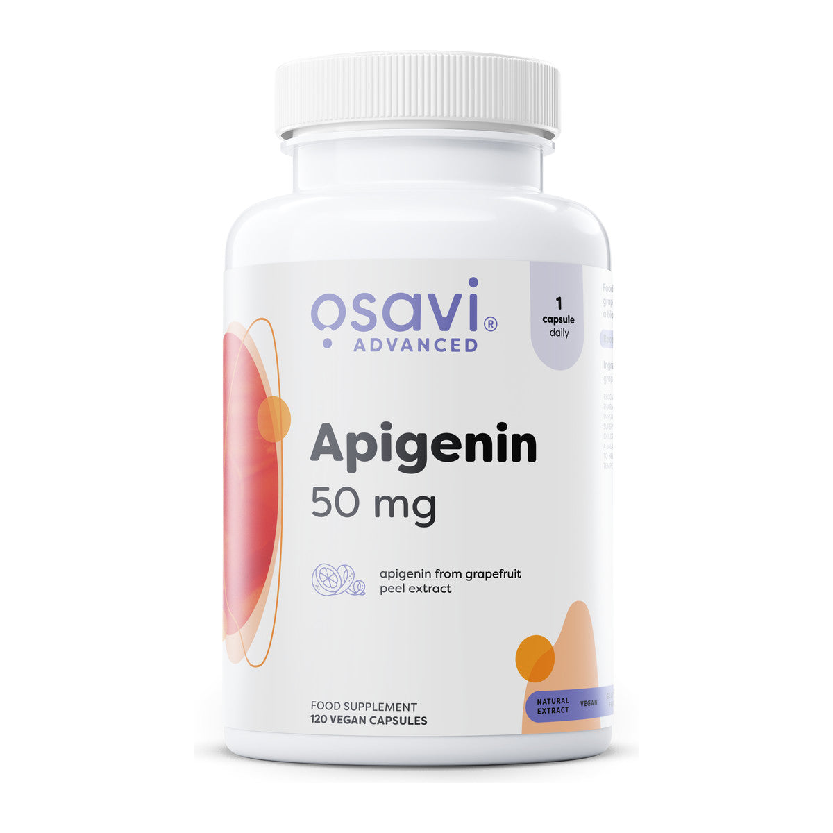 Osavi Apigenin, 50mg - 120 vegan caps