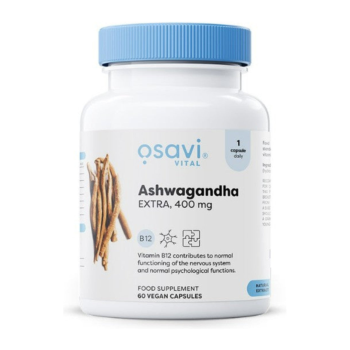 Osavi Ashwagandha Extra, 400mg - 60 vegan caps