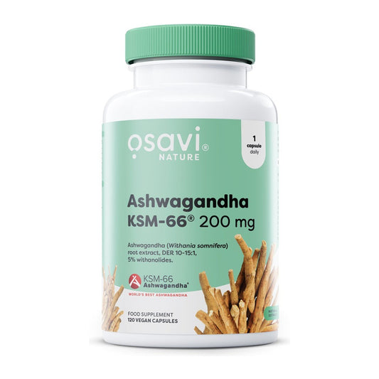 Osavi Ashwagandha KSM-66, 200mg - 120 vegan caps