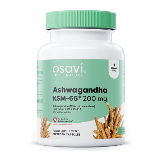 Osavi Ashwagandha KSM-66, 200mg - 60 vegan caps