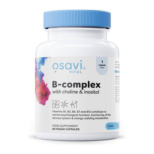 Osavi B-Complex with Choline & Inositol - 60 vegan caps