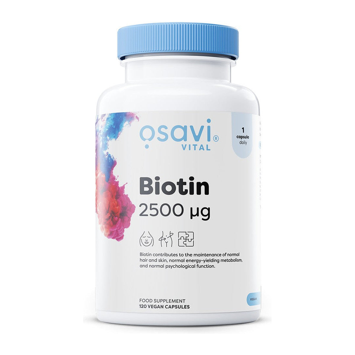 Osavi Biotin, 2500mcg - 120 vegan caps