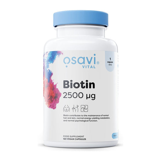 Osavi Biotin, 2500mcg - 120 vegan caps