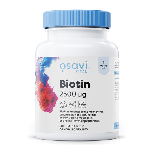 Osavi Biotin, 2500mcg - 60 vegan caps