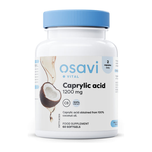 Osavi Caprylic Acid, 1200mg - 60 softgels