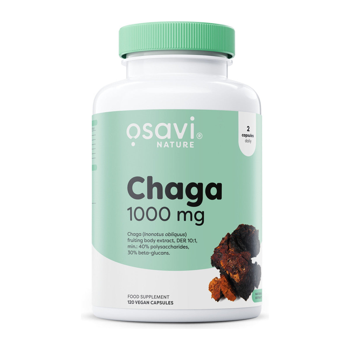 Osavi Chaga, 1000mg - 120 vegan caps