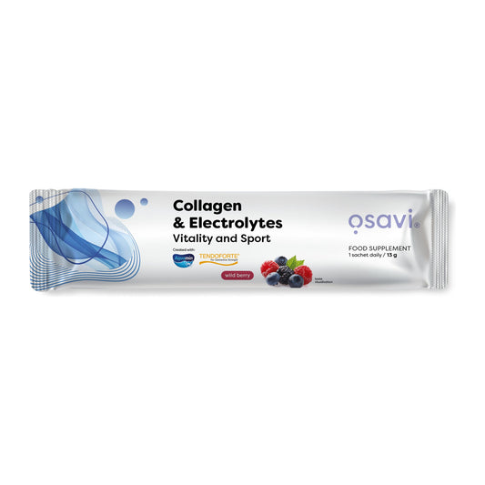 Osavi Collagen Electrolytes Vitality and Sport, Wild Berry - 13g (