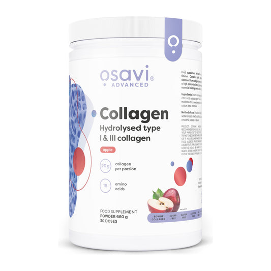 Osavi Collagen Hydrolysed Type I & III, Apple - 660g