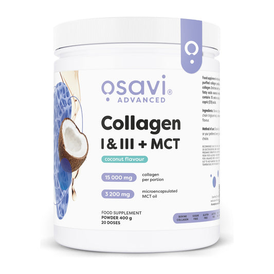 Osavi Collagen I & III + MCT, Coconut - 400g