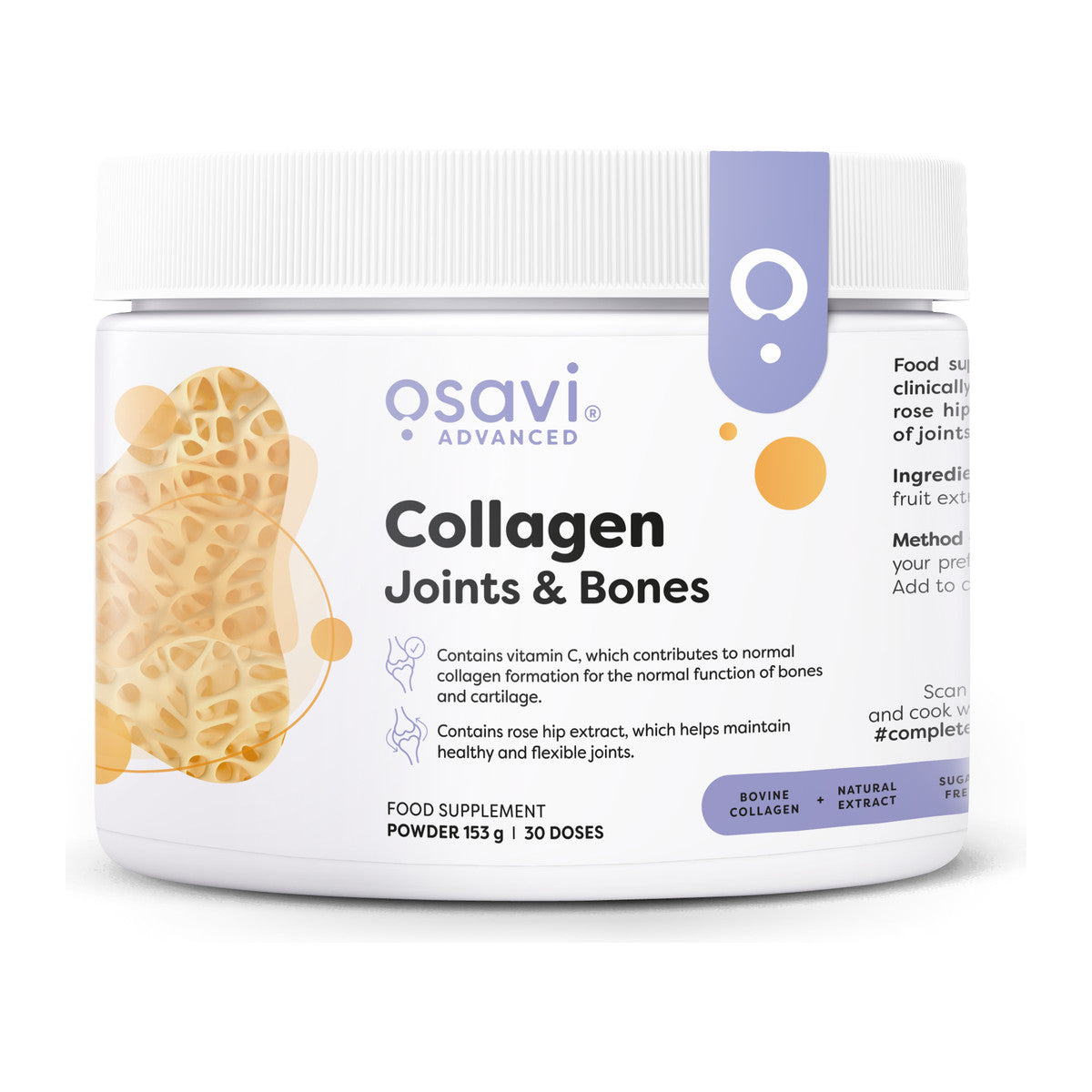 Osavi Collagen Peptides - Joints & Bones - 153g