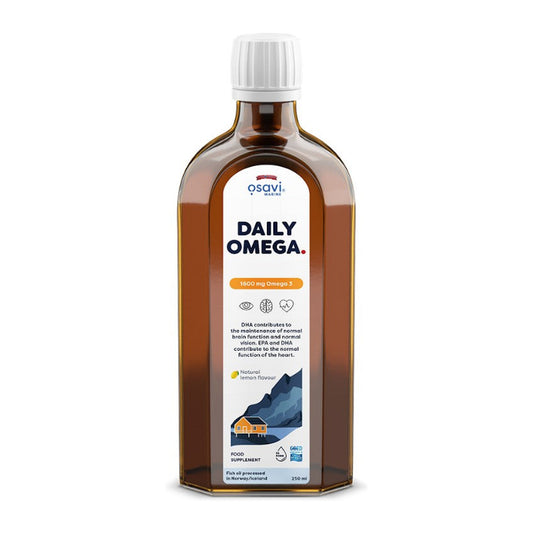 Osavi Daily Omega, 1600mg Omega 3 (Natural Lemon) - 250 ml.