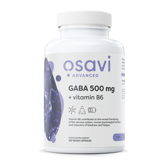 Osavi GABA 500mg + Vitamin B6 - 120 vcaps