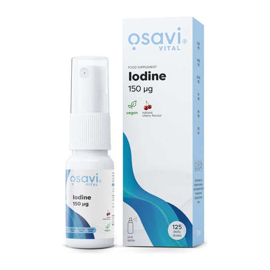 Osavi Iodine Oral Spray, 150mcg (Cherry) - 25 ml.