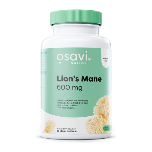 Osavi Lion's Mane, 600mg - 60 vegan caps