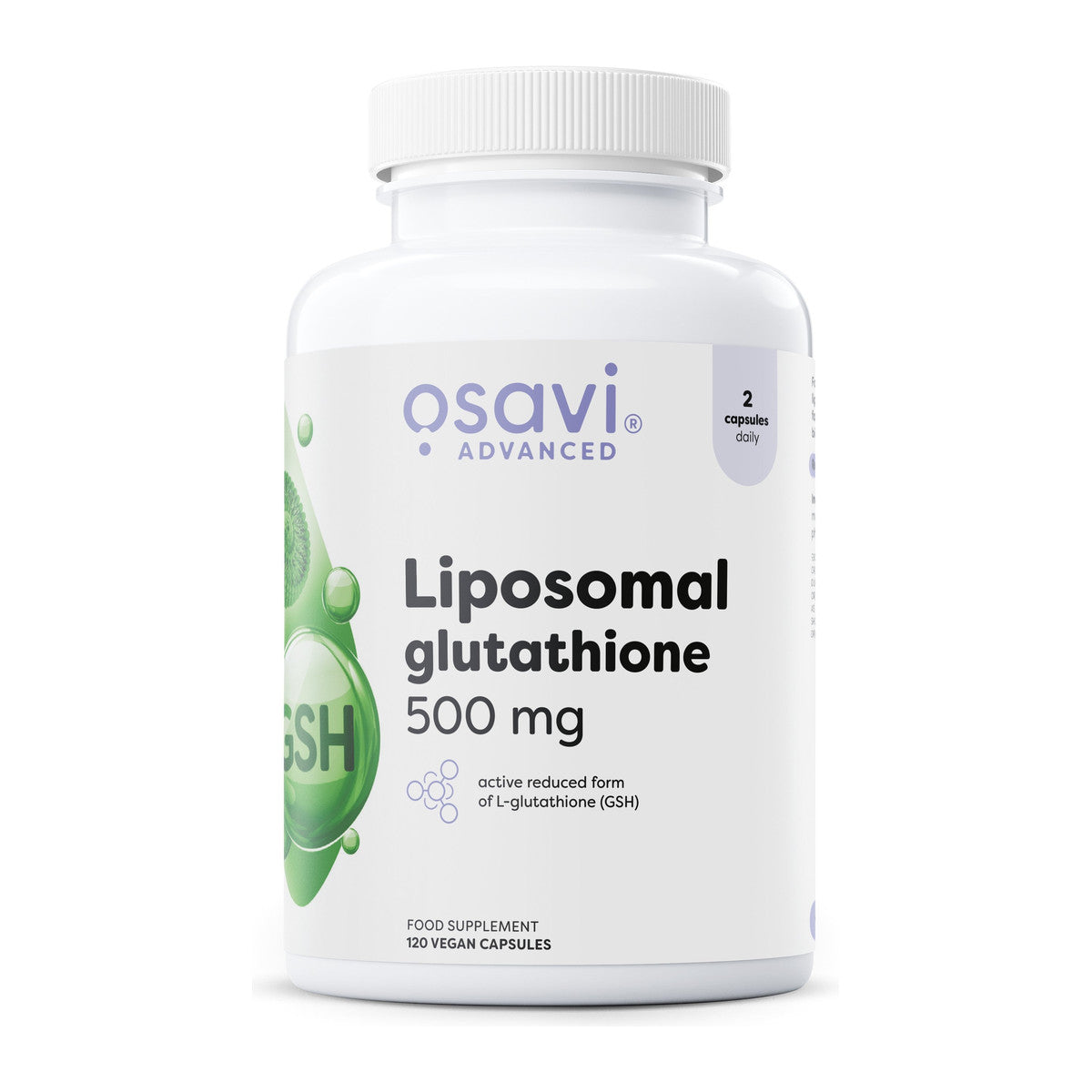 Osavi Liposomal Glutathione, 500 mg - 120 vegan caps