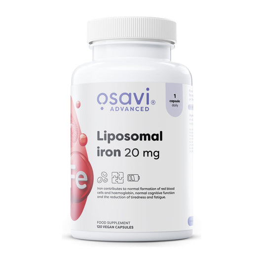 Osavi Liposomal Iron, 20mg - 120 vegan caps