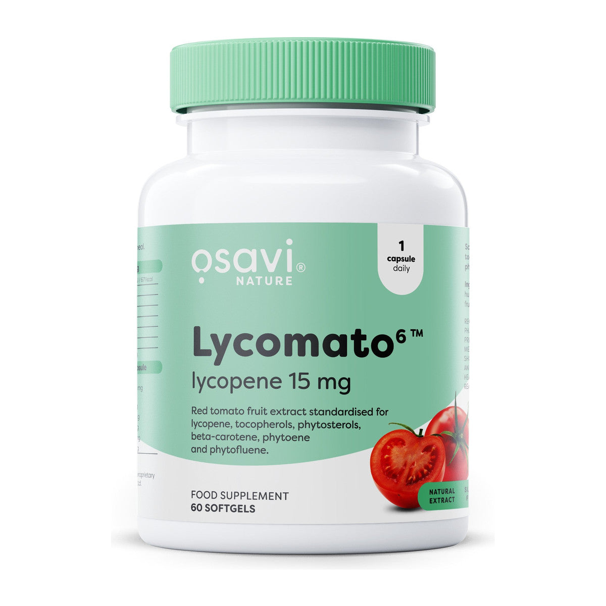 Osavi Lycomato Lycopene, 15 mg - 60 softgels