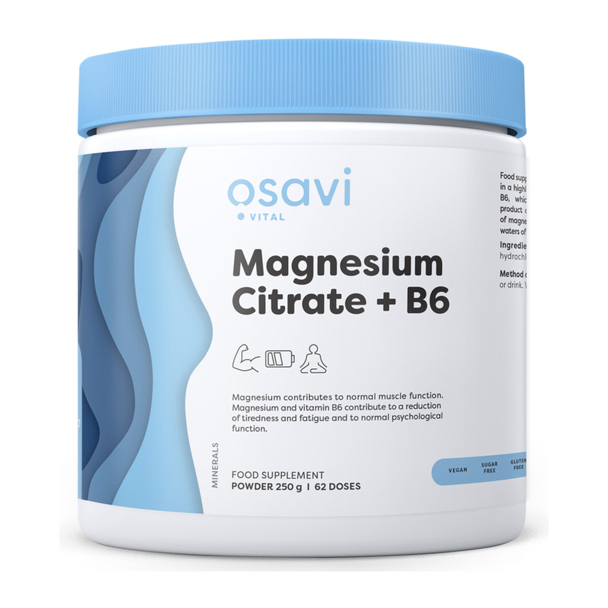 Osavi Magnesium Citrate + B6 Powder - 250g