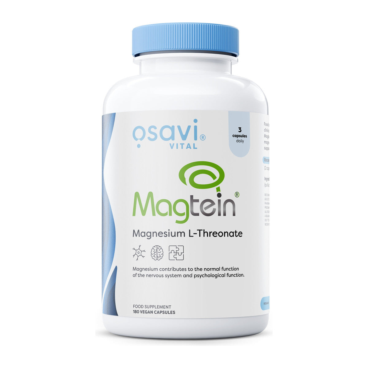 Osavi Magtein Magnesium L-threonate - 180 vegan caps