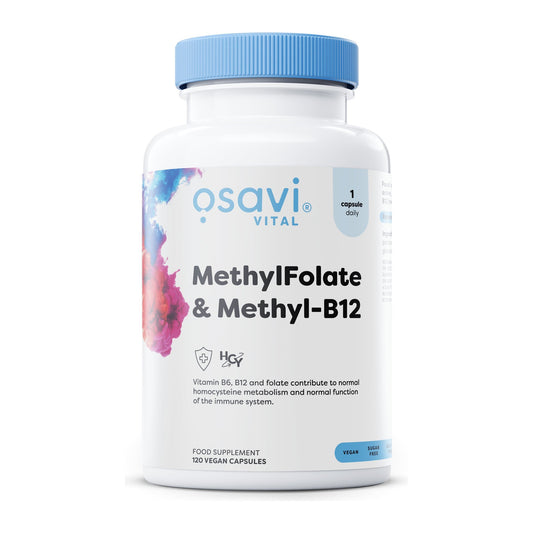 Osavi MethylFolate & Methyl-B12 - 120 vegan caps