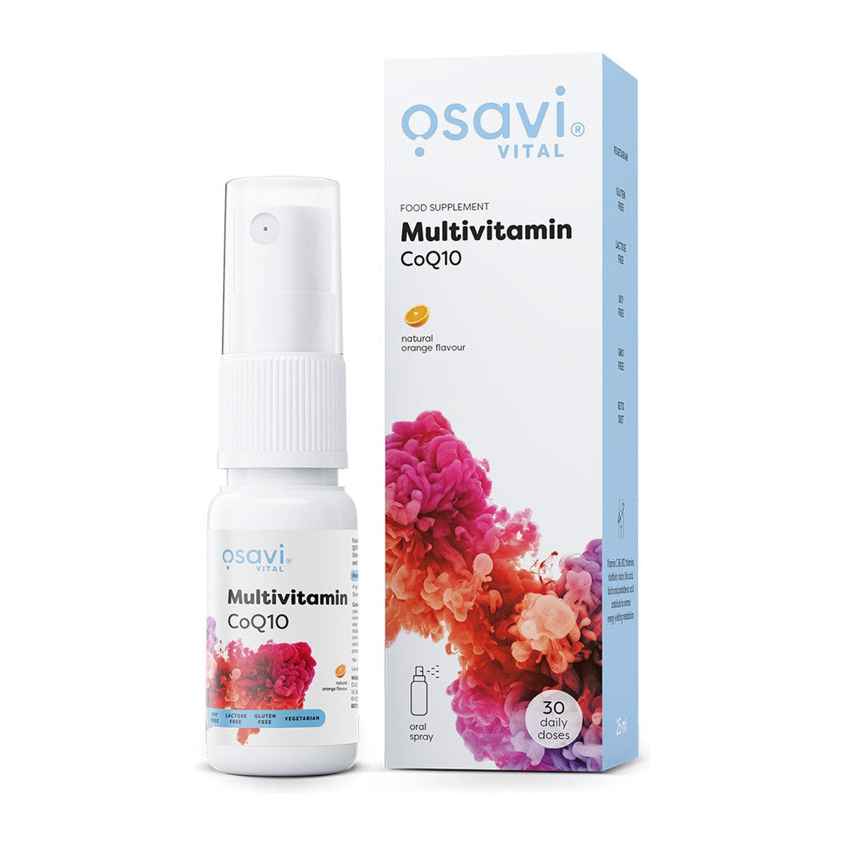 Osavi Multivitamin CoQ10 Oral Spray, Orange - 25 ml.