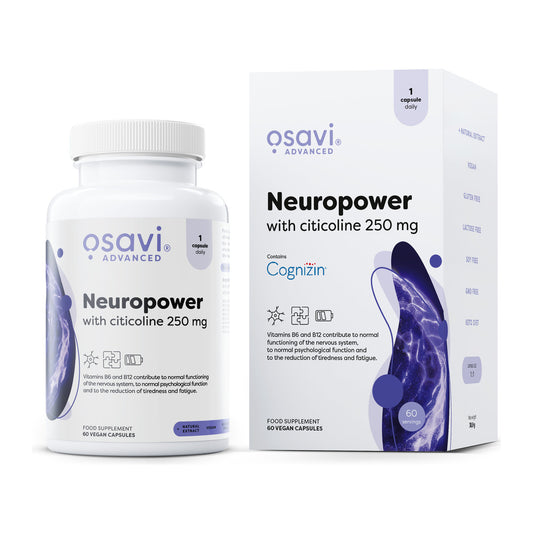 Osavi Neuropower with Citicoline, 250mg - 60 vegan caps