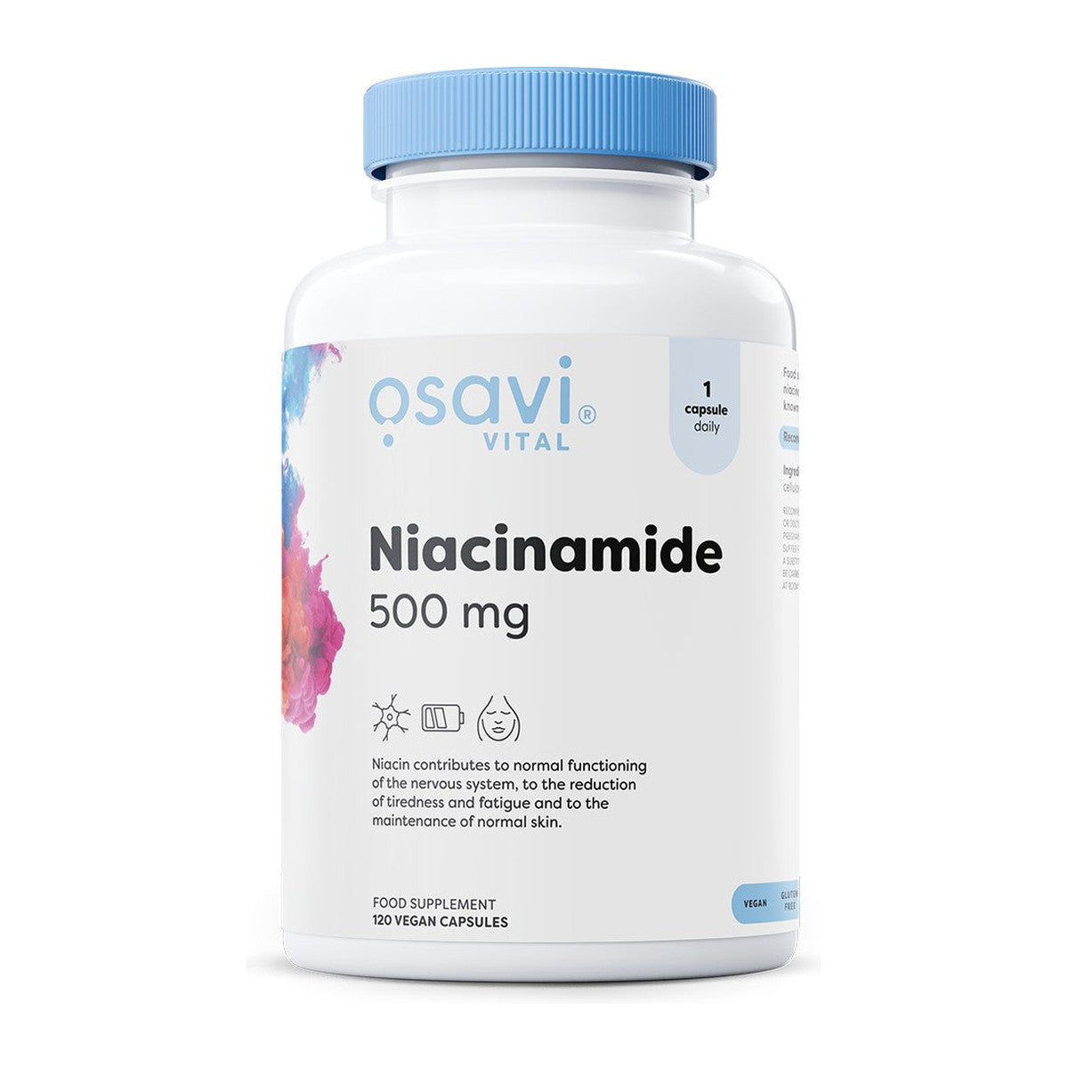 Osavi Niacinamide, 500mg - 120 vegan caps
