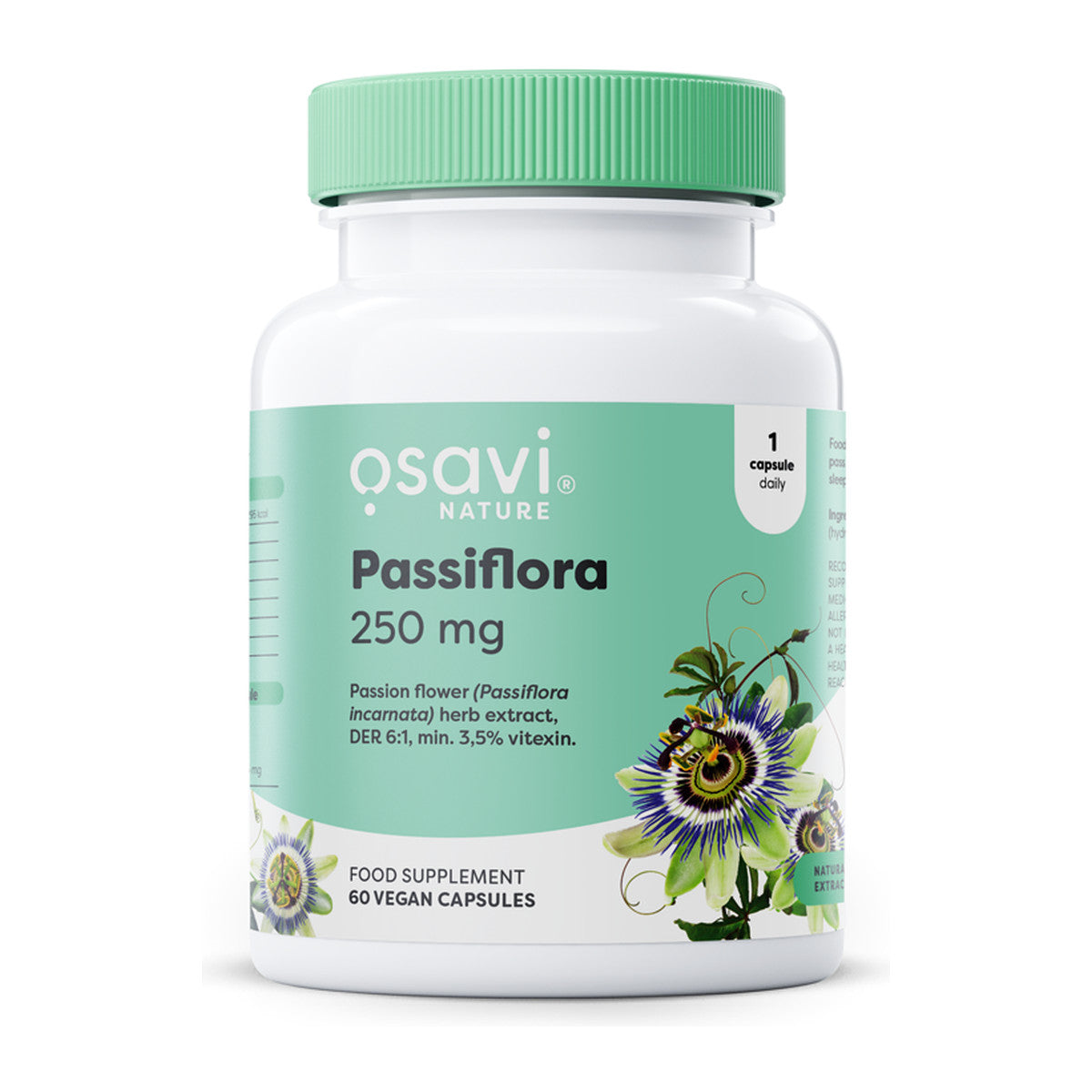 Osavi Passiflora, 250mg - 60 vegan caps