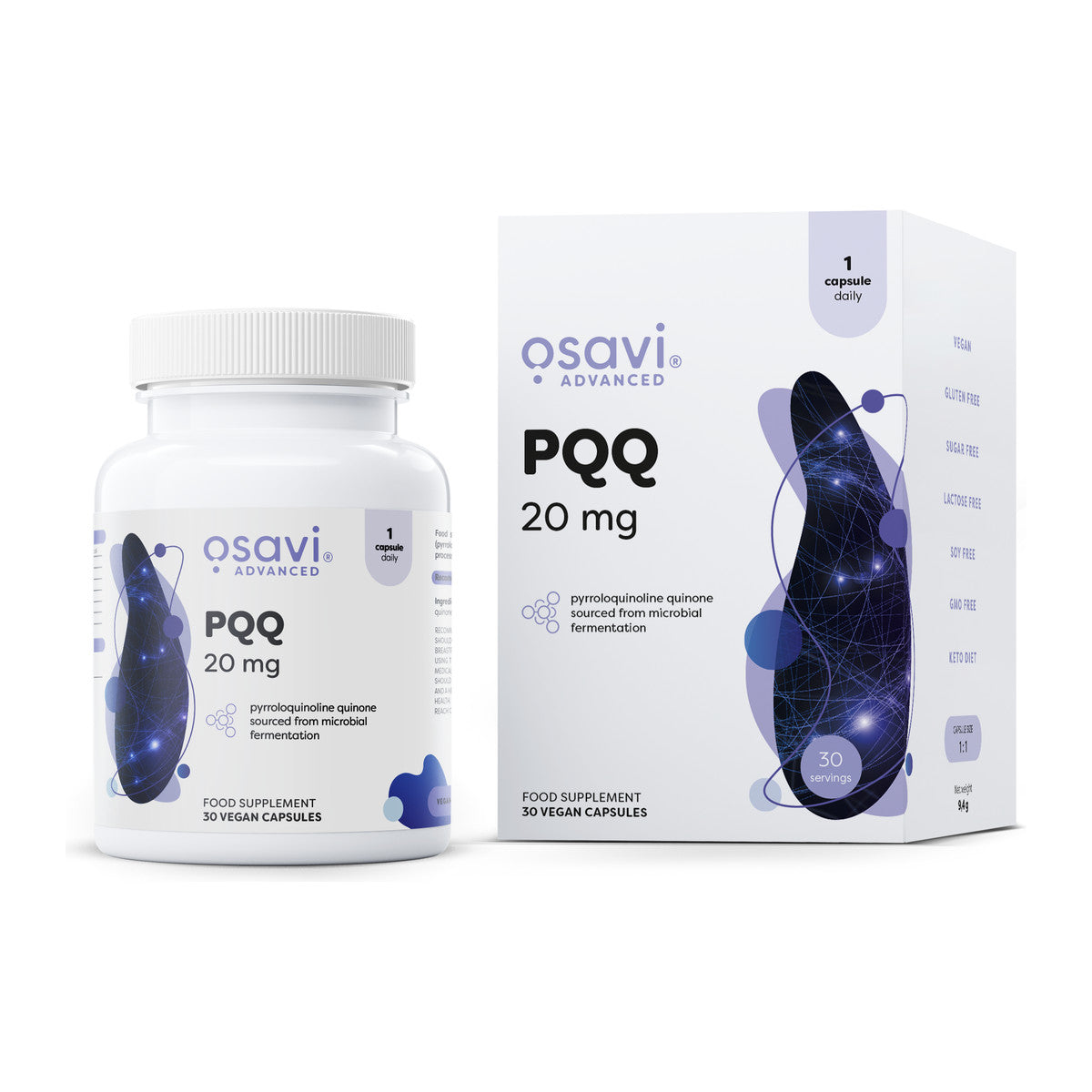 Osavi PQQ, 20mg - 30 vegan caps
